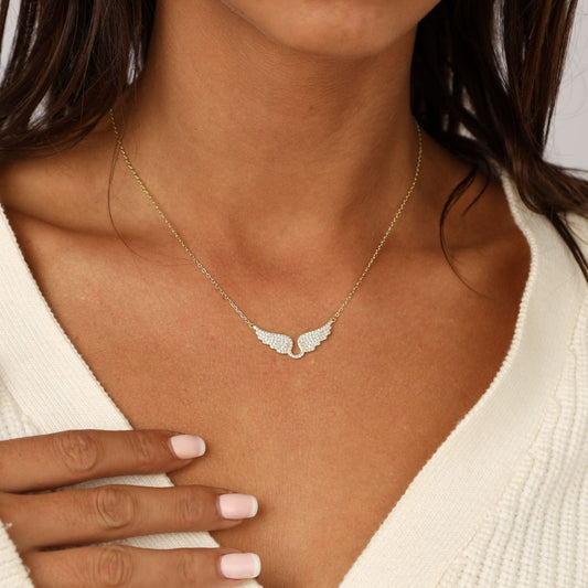 Angel Wings Necklace [18K Gold Plated]